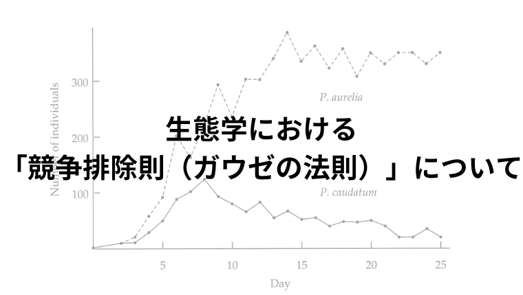 生態学における「競争排除則（ガウゼの法則）」について